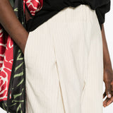 Pantaloni a gamba ampia  in beige Dries van noten - donna 