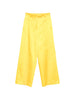 Dries Van Noten Women's Wide-leg Satin Penn Trousers in Yellow