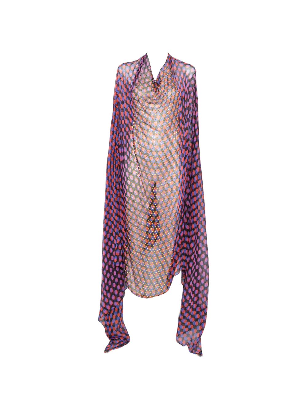 Abito midi a pois con cristalli ducy multicolore Dries van noten - donna 