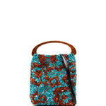 Borsa a mano con paillettes multicolore Dries van noten - donna 