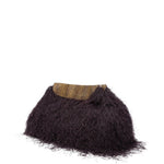 Clutch con frange in viola Dries van noten - donna 