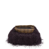 Clutch con frange in viola Dries van noten - donna 