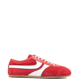 Sneakers con strisce laterali in rosso Dries van noten - donna 