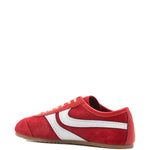 Sneakers con strisce laterali in rosso Dries van noten - donna 