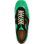 Sneakers in pelle  in verde Dries van noten - donna 