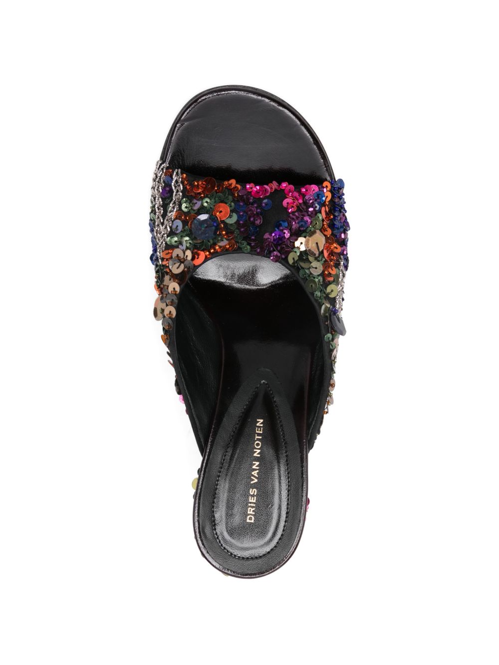 Mules con paillttes multicolore Dries van noten - donna 