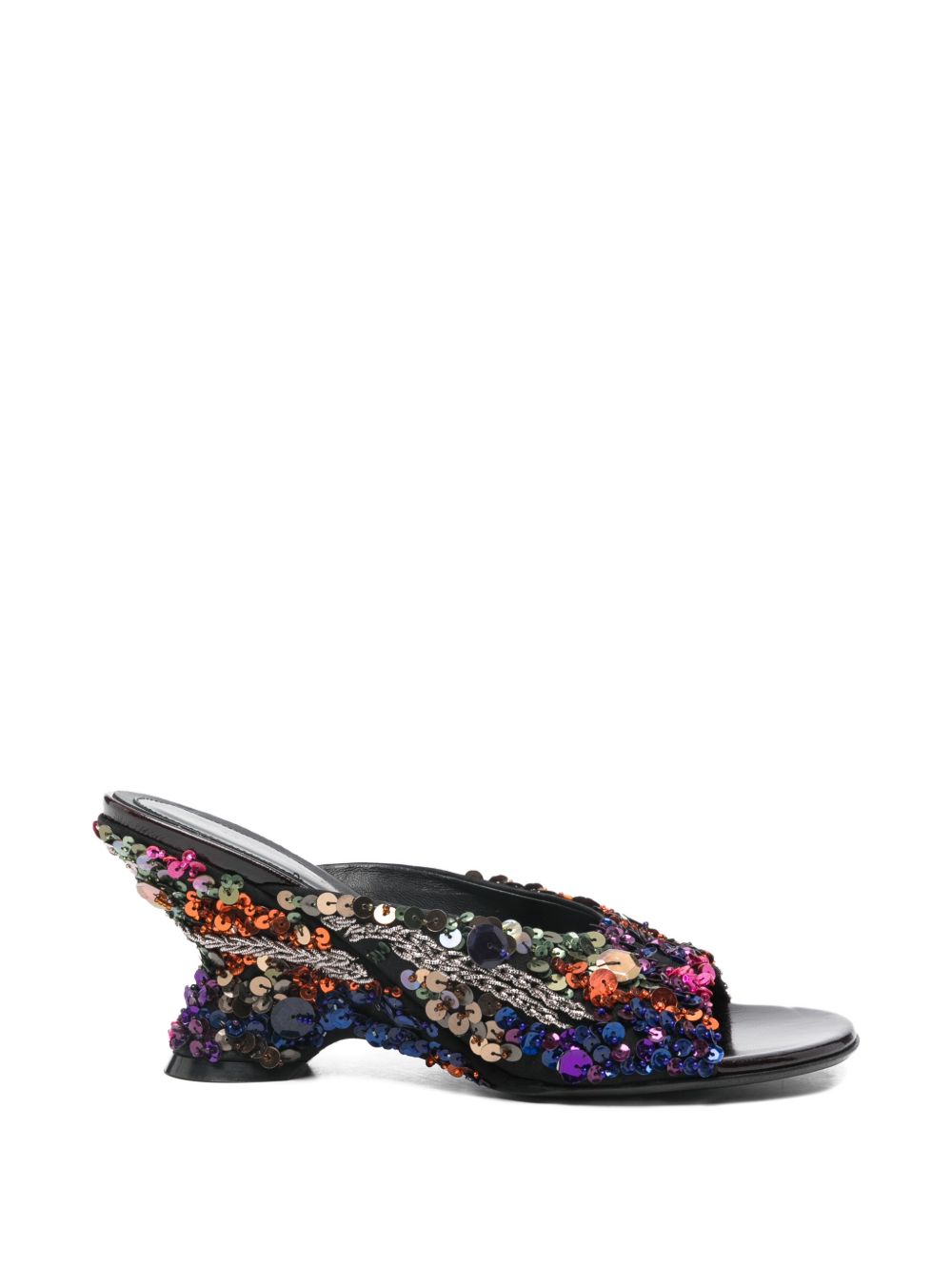Mules con paillttes multicolore Dries van noten - donna 