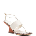 Sandali con cinturino a t in bianco Dries van noten - donna 