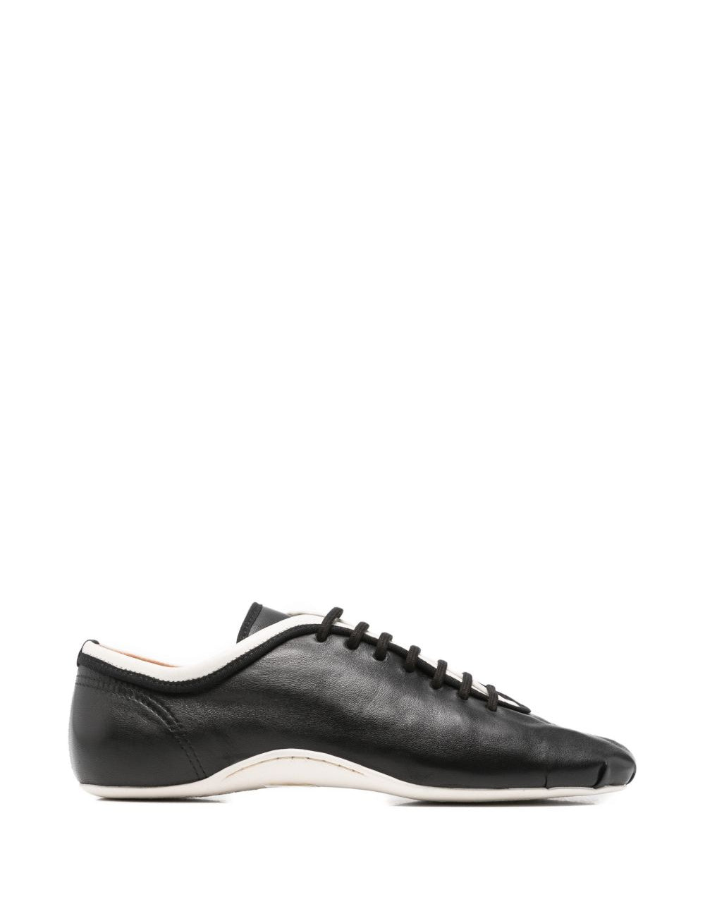 Sneakers allacciate in pelle nappa in nero  Dries van noten - donna 