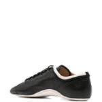 Sneakers allacciate in pelle nappa in nero  Dries van noten - donna 