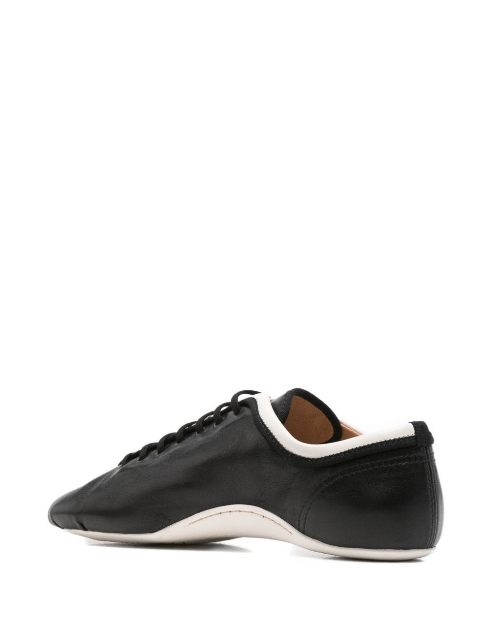 Sneakers allacciate in pelle nappa in nero  Dries van noten - donna 