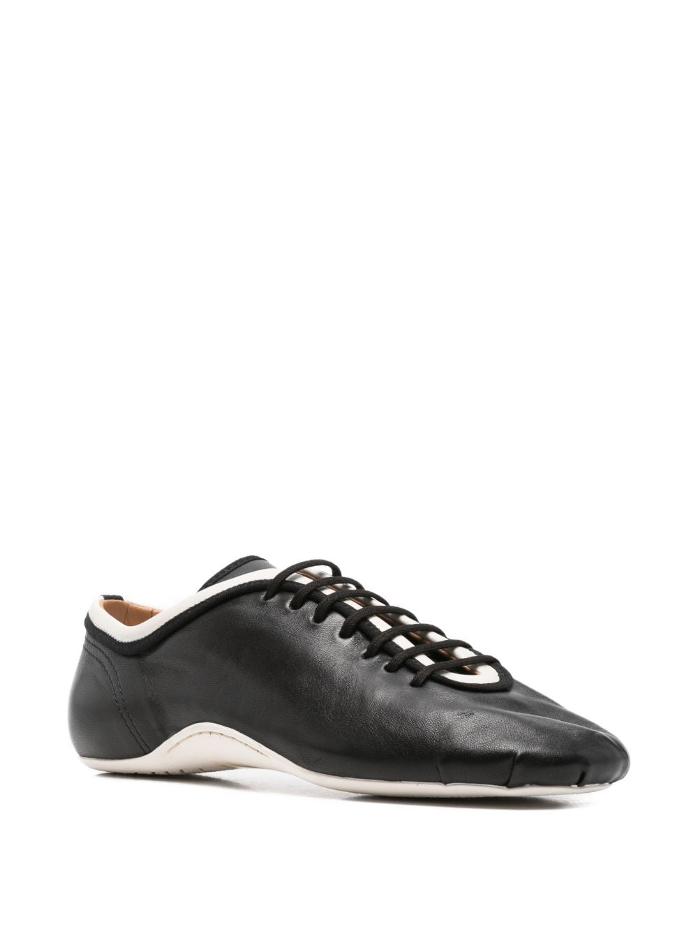 Sneakers allacciate in pelle nappa in nero  Dries van noten - donna 