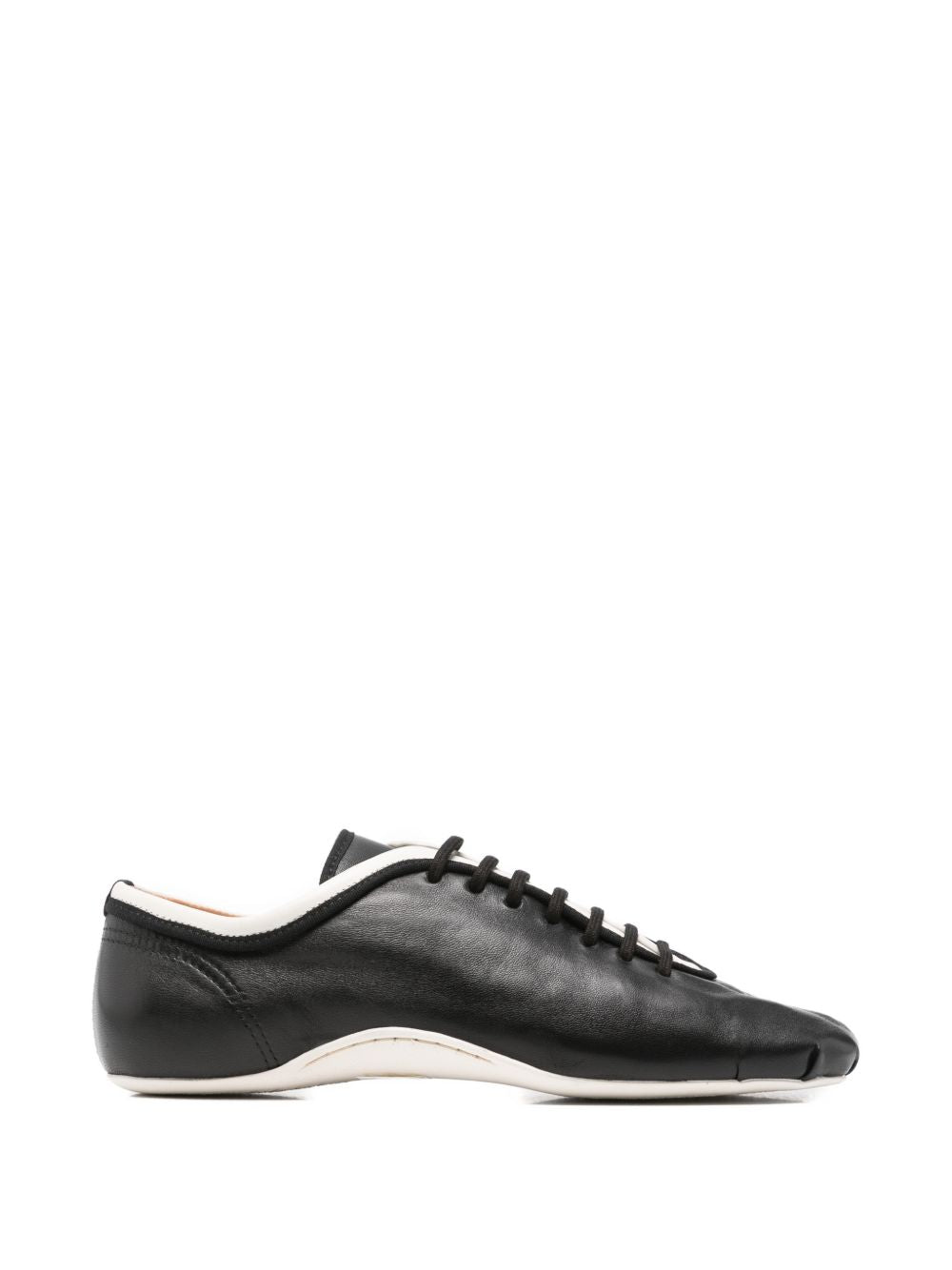 Sneakers allacciate in pelle nappa in nero  Dries van noten - donna 