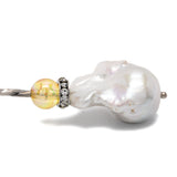 Orecchini pendenti con cristalli color argento Dries van noten - donna 
