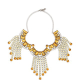 Collana con cristalli in giallo Dries van noten - donna 