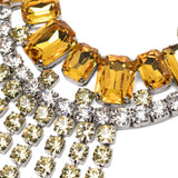 Collana con cristalli in giallo Dries van noten - donna 
