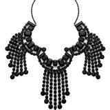 Collana con cristalli in nero Dries van noten - donna 