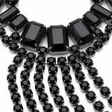 Collana con cristalli in nero Dries van noten - donna 