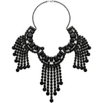 Collana con cristalli in nero Dries van noten - donna 