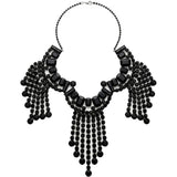 Collana con cristalli in nero Dries van noten - donna 