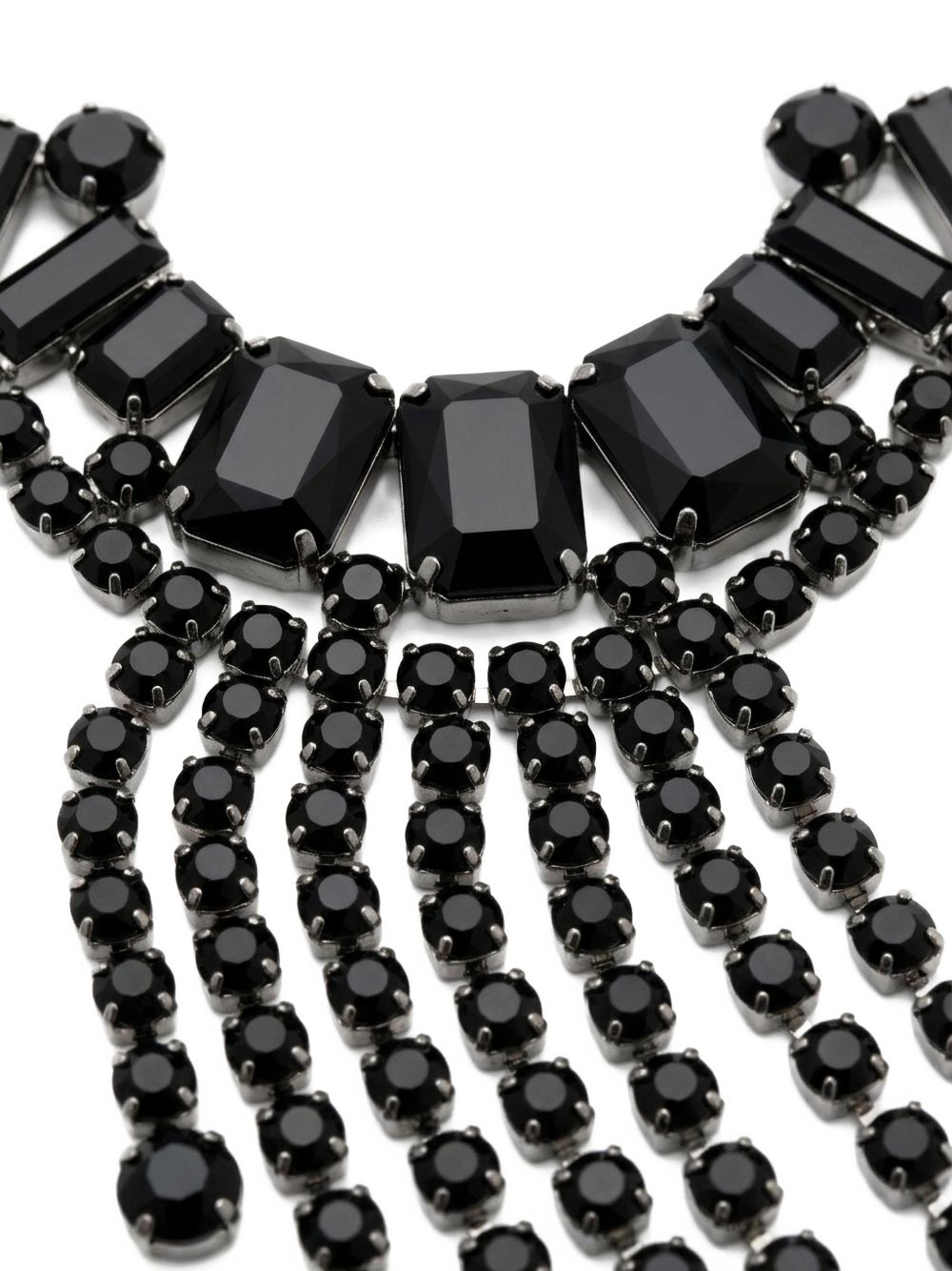 Collana con cristalli in nero Dries van noten - donna 