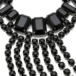 Collana con cristalli in nero Dries van noten - donna 
