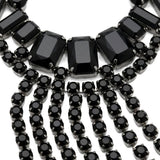 Collana con cristalli in nero Dries van noten - donna 