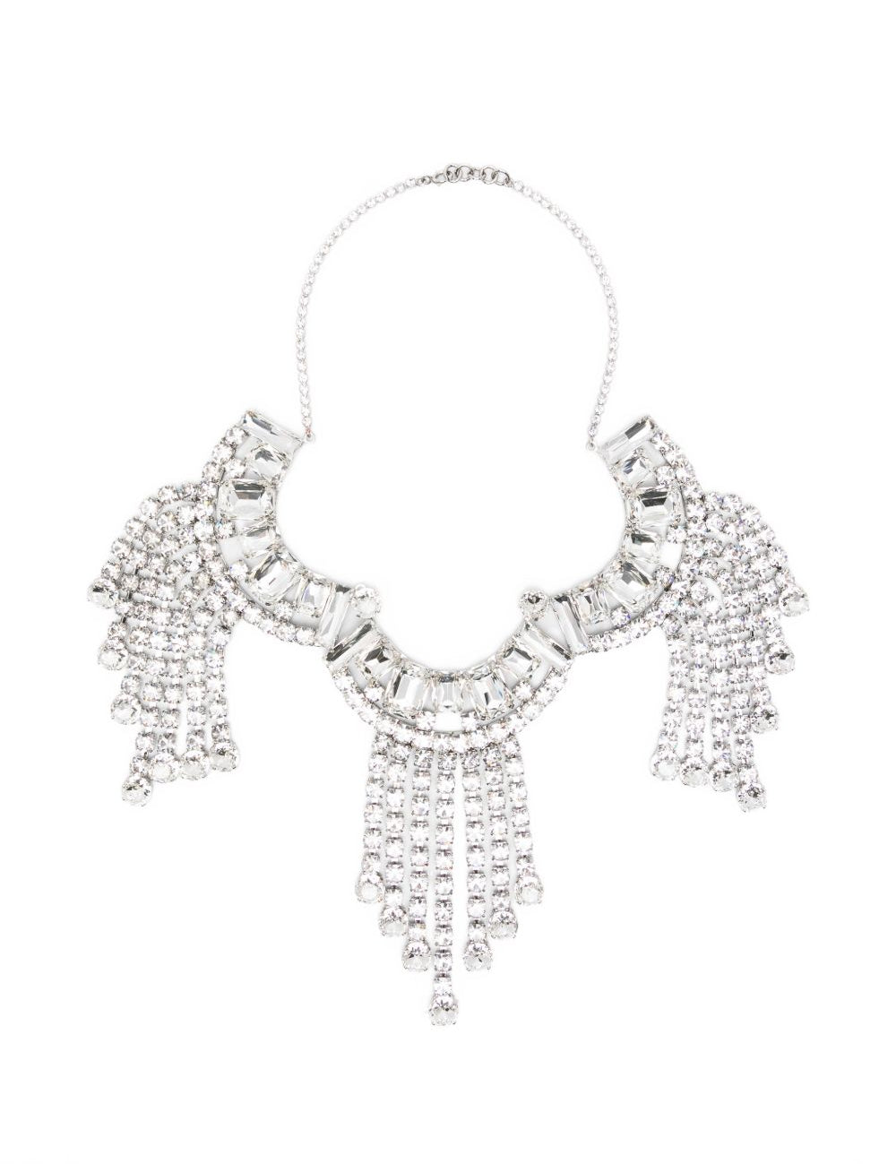 Collana con cristalli in argento Dries van noten - donna 