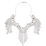 Collana con cristalli in argento Dries van noten - donna 