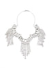Dries Van Noten Women's Silver Crystal Necklace