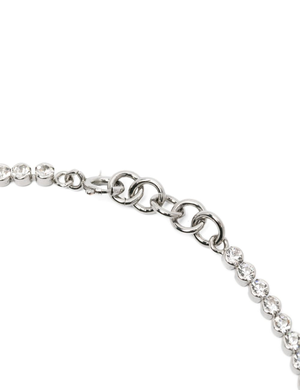 Collana con cristalli in argento Dries van noten - donna 