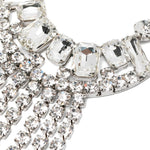 Collana con cristalli in argento Dries van noten - donna 
