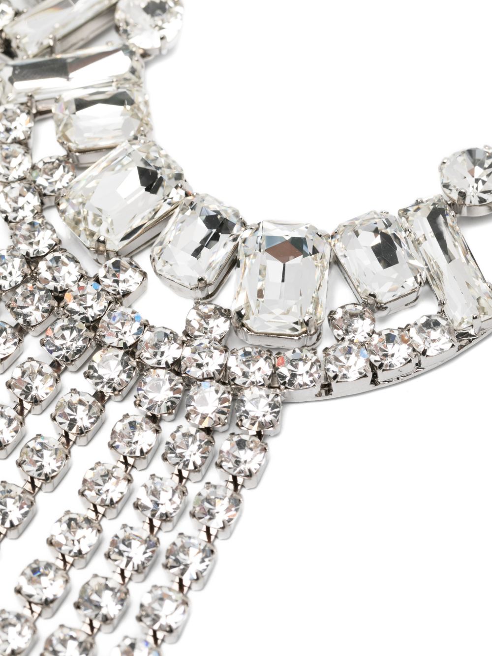 Collana con cristalli in argento Dries van noten - donna 