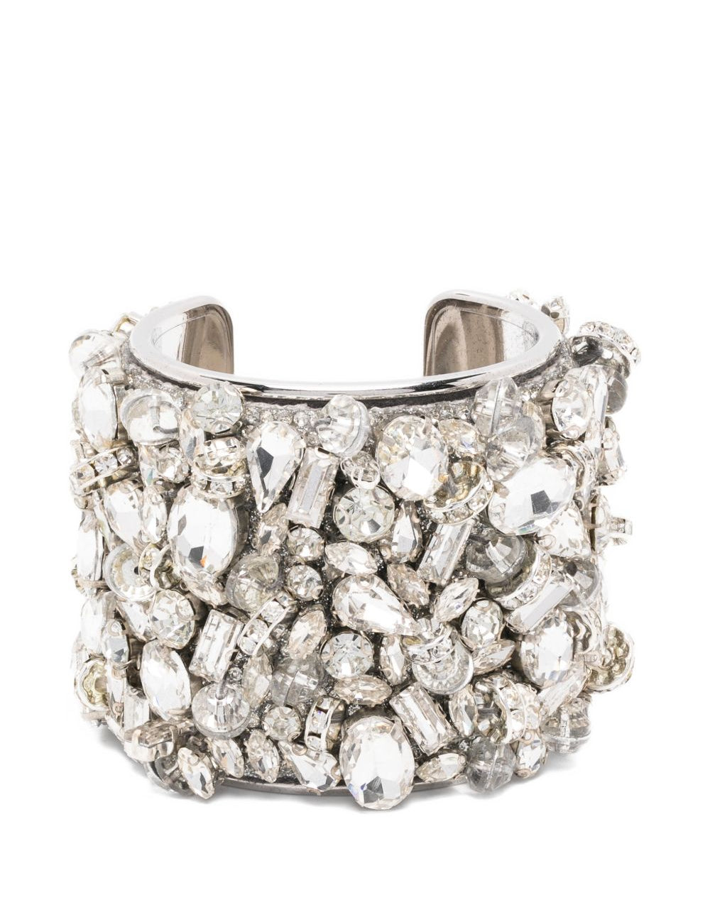 Bracciale con cristalli in argento Dries van noten - donna 