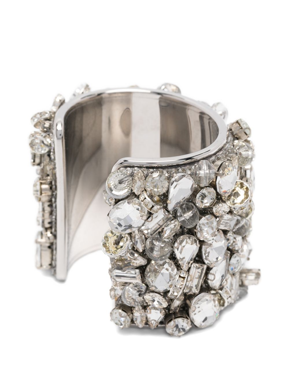 Bracciale con cristalli in argento Dries van noten - donna 
