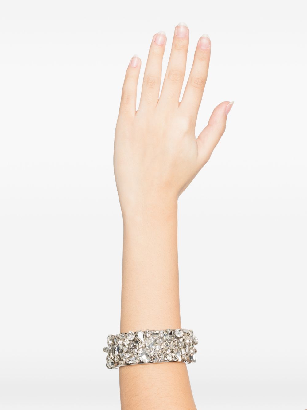 Bracciale decorato con cristalli in argento Dries van noten - donna 
