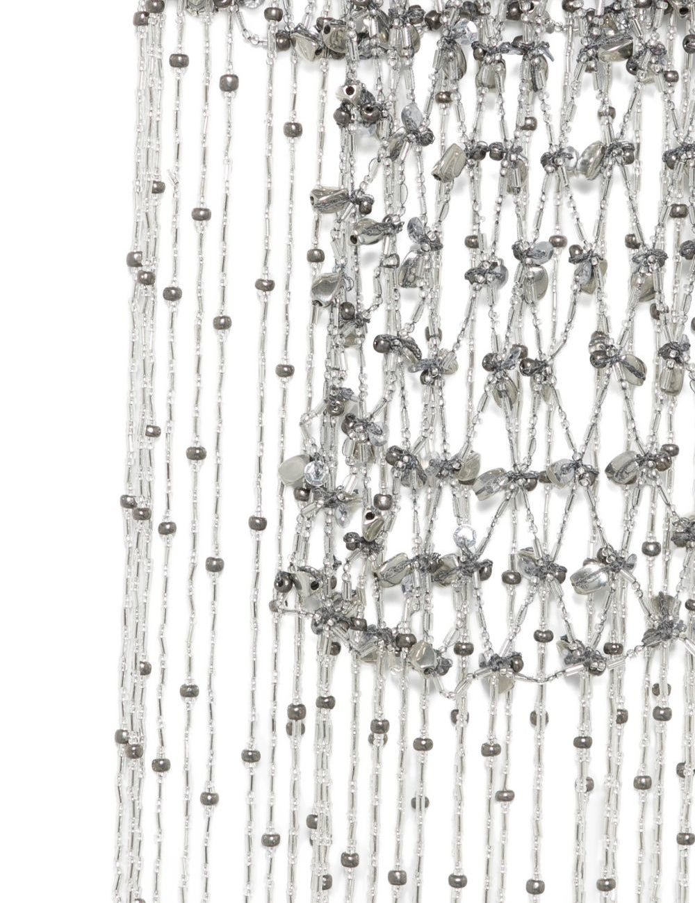 Collana con perline in argento Dries Van Noten - donna 