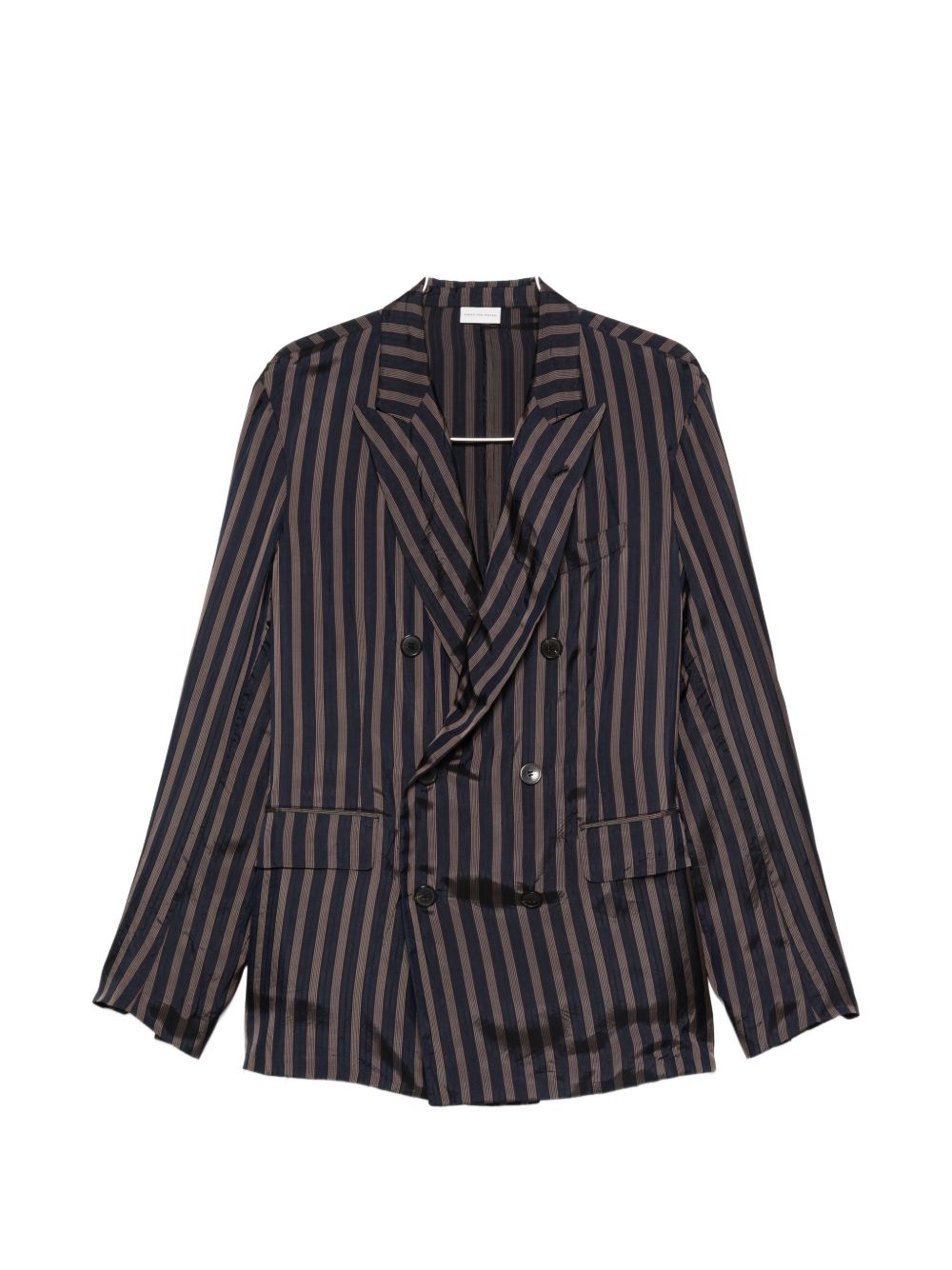 Blazer doppio petto a righe balto multicolore Dries van noten - uomo 