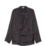 Blazer doppio petto a righe balto multicolore Dries van noten - uomo 
