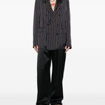 Blazer doppio petto a righe balto multicolore Dries van noten - uomo 