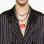 Blazer doppio petto a righe balto multicolore Dries van noten - uomo 