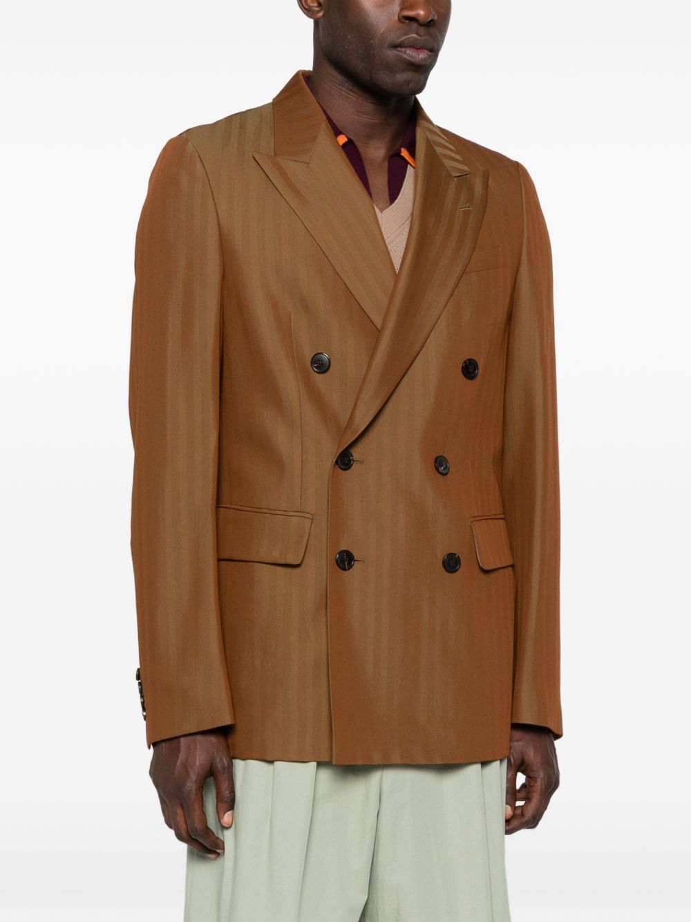 Blazer doppiopetto Barry in marrone Dries van noten - donna 