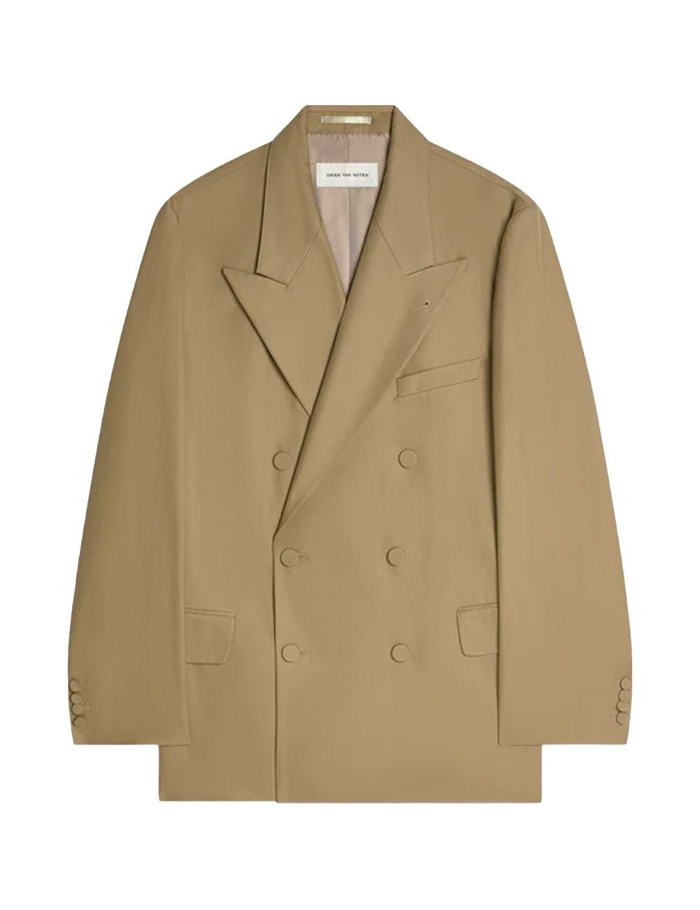 Blazer doppiopetto bosier in beige Dries van noten - uomo 