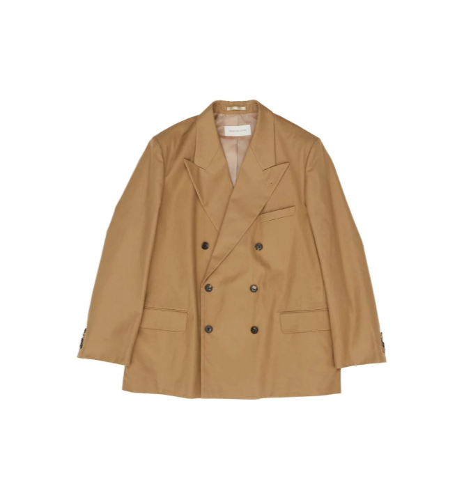 Blazer doppiopetto bosier in beige Dries van noten - uomo 