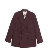 Blazer doppiopetto bosier in viola Dries van noten - uomo 