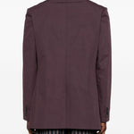 Blazer doppiopetto bosier in viola Dries van noten - uomo 