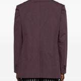 Blazer doppiopetto bosier in viola Dries van noten - uomo 