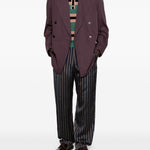 Blazer doppiopetto bosier in viola Dries van noten - uomo 