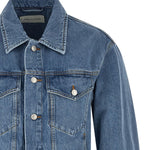 Giacca denim vuskin in blu 
