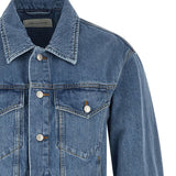 Giacca denim vuskin in blu 